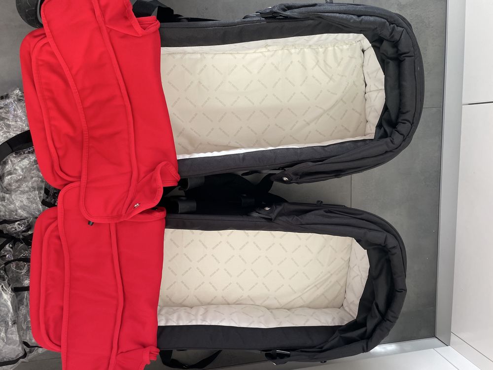 Wózek bliźniaczy (lub rok po roku) Baby Monsters Easy Twin 3.0