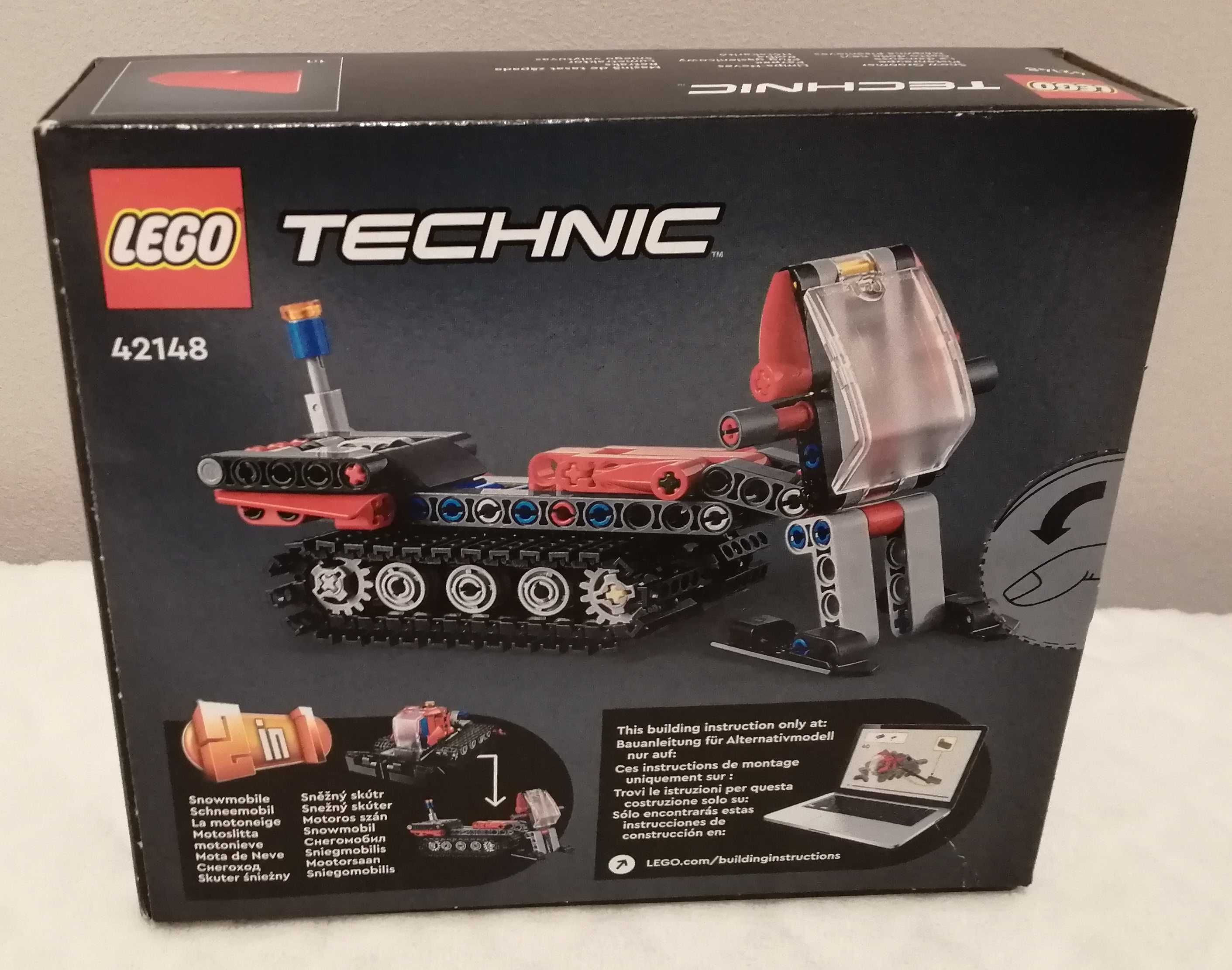 Klocki Lego Technic 42148, ratrak, skuter śnieżny, 2w1 (Zabawka)