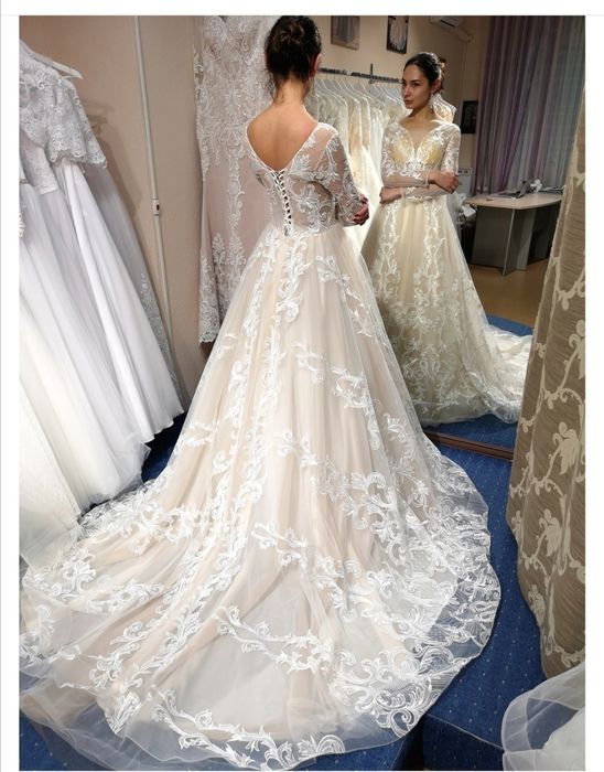 Свадебное платье на невысокую девушку !