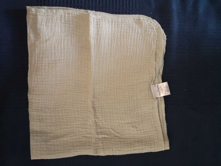 Pieluszki wielo 50x50 woolberry 4x muślinowe stan idealny