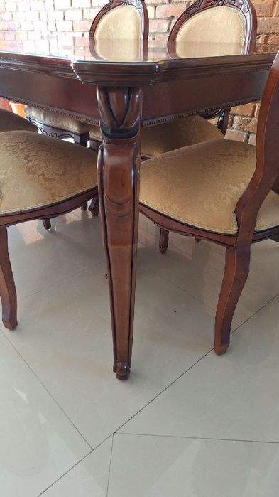 Обідній стіл, стільці- комплект Італія