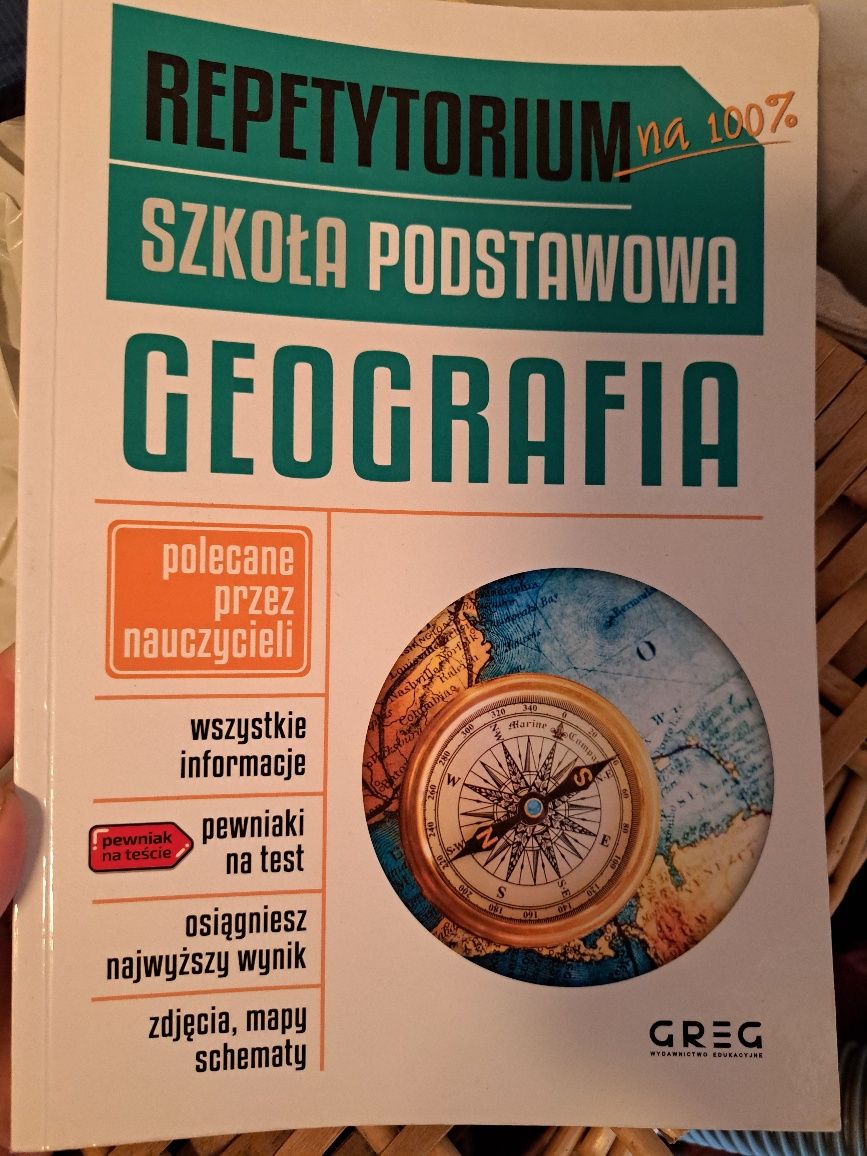 Ksiazka Geografia Repetytorium szkola podstawowa