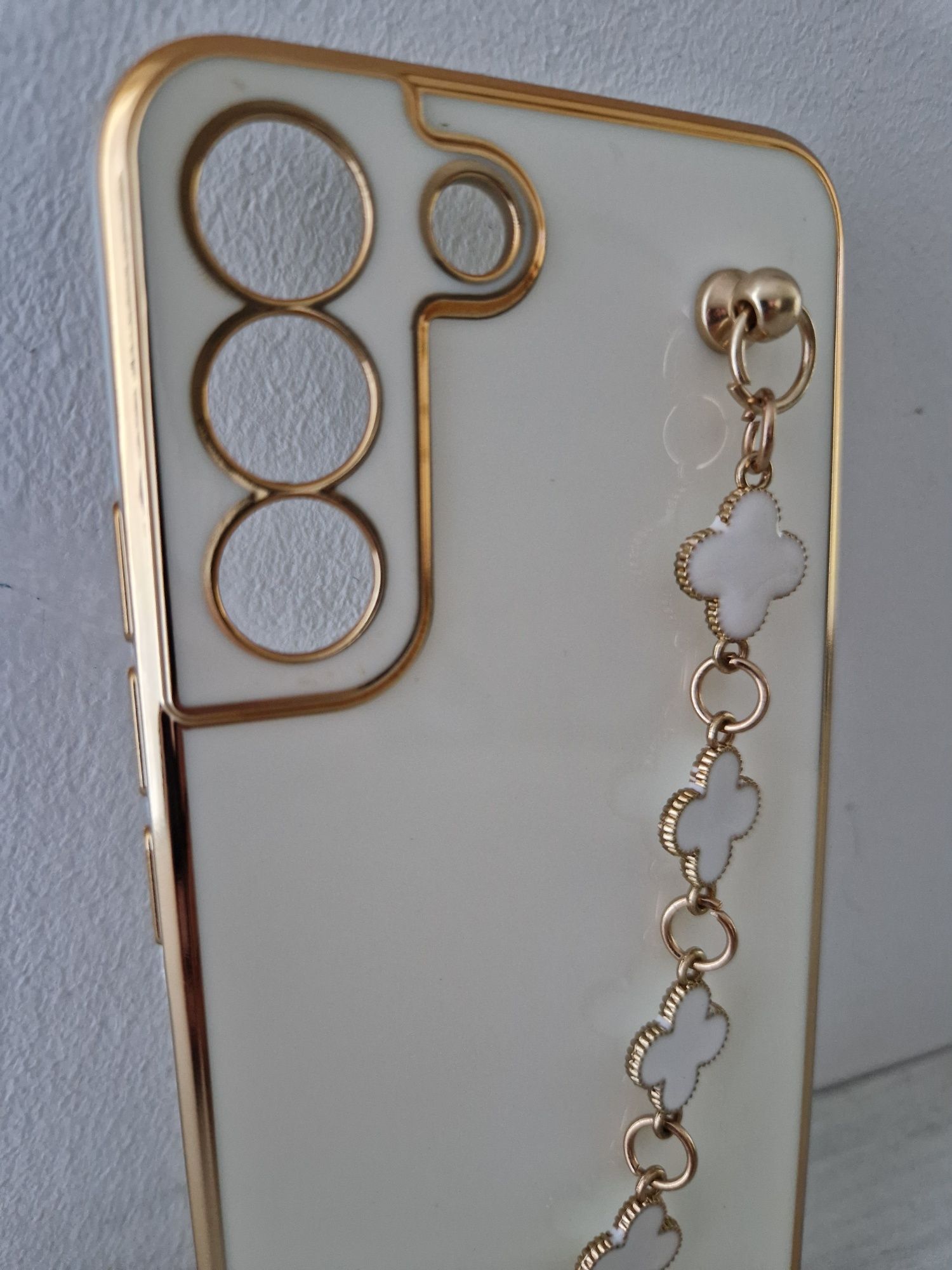 Trend Case do Samsung Galaxy S22 wzór 3 biały