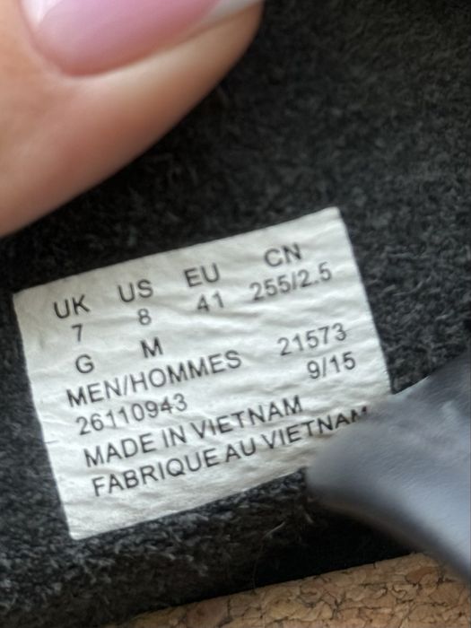 Clark’s кожаные кроссовки оригинал мокасины 42 размер