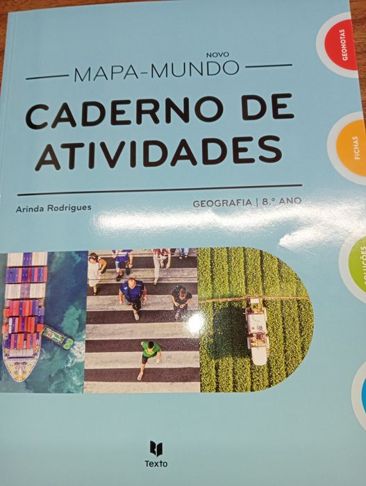 Cadernos actividades 8 Geografia NOVO
Mapa Mundo 
Texto 
Arinda Rodrig