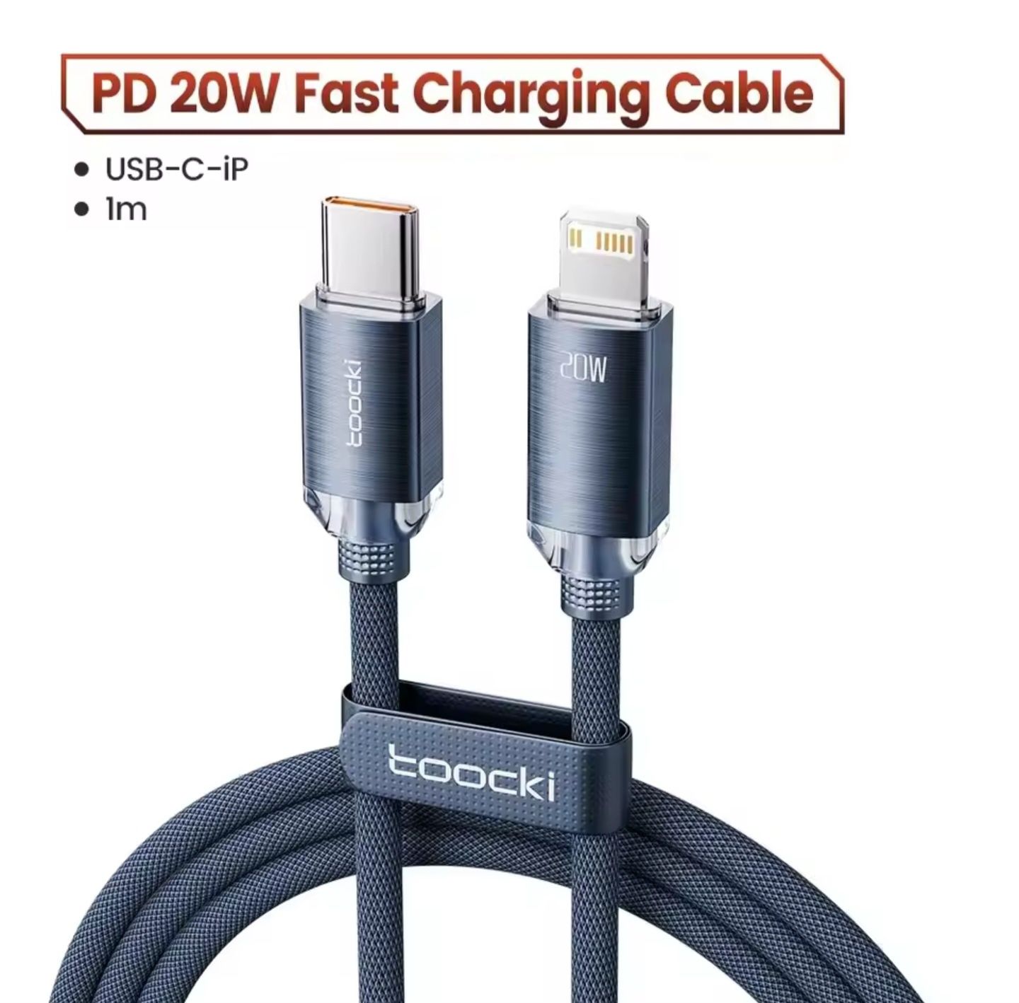 Kabel do ładowania toocki USB do Lightning
Iphone długość 2m