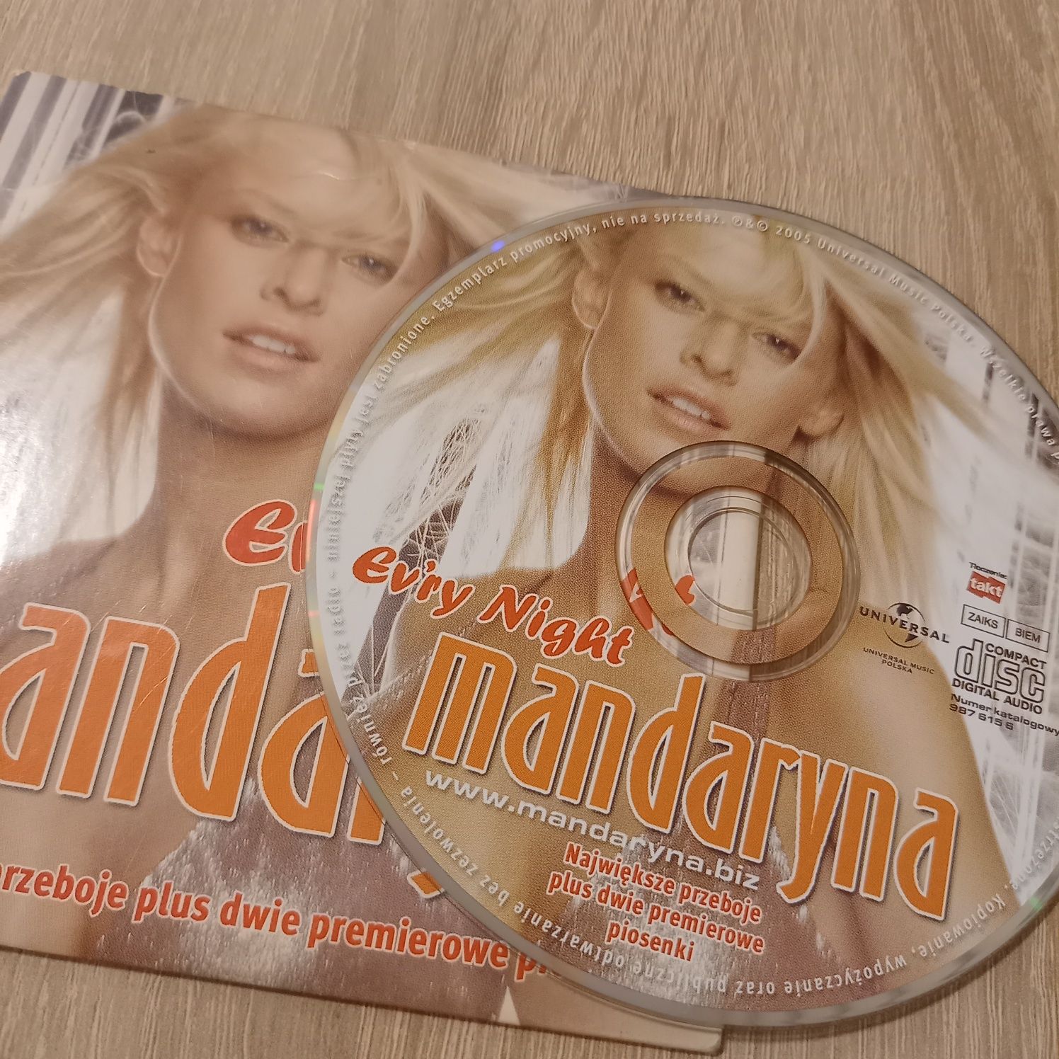 Płyta CD Mandaryna Evry Night