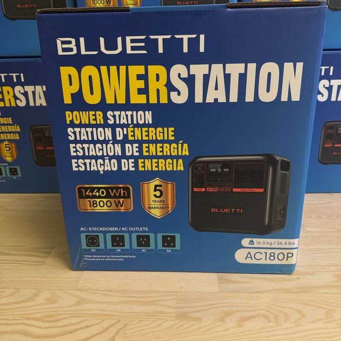 Зарядна станція Bluetti AC180P (1440 ВТ*год/1800Вт) Нова