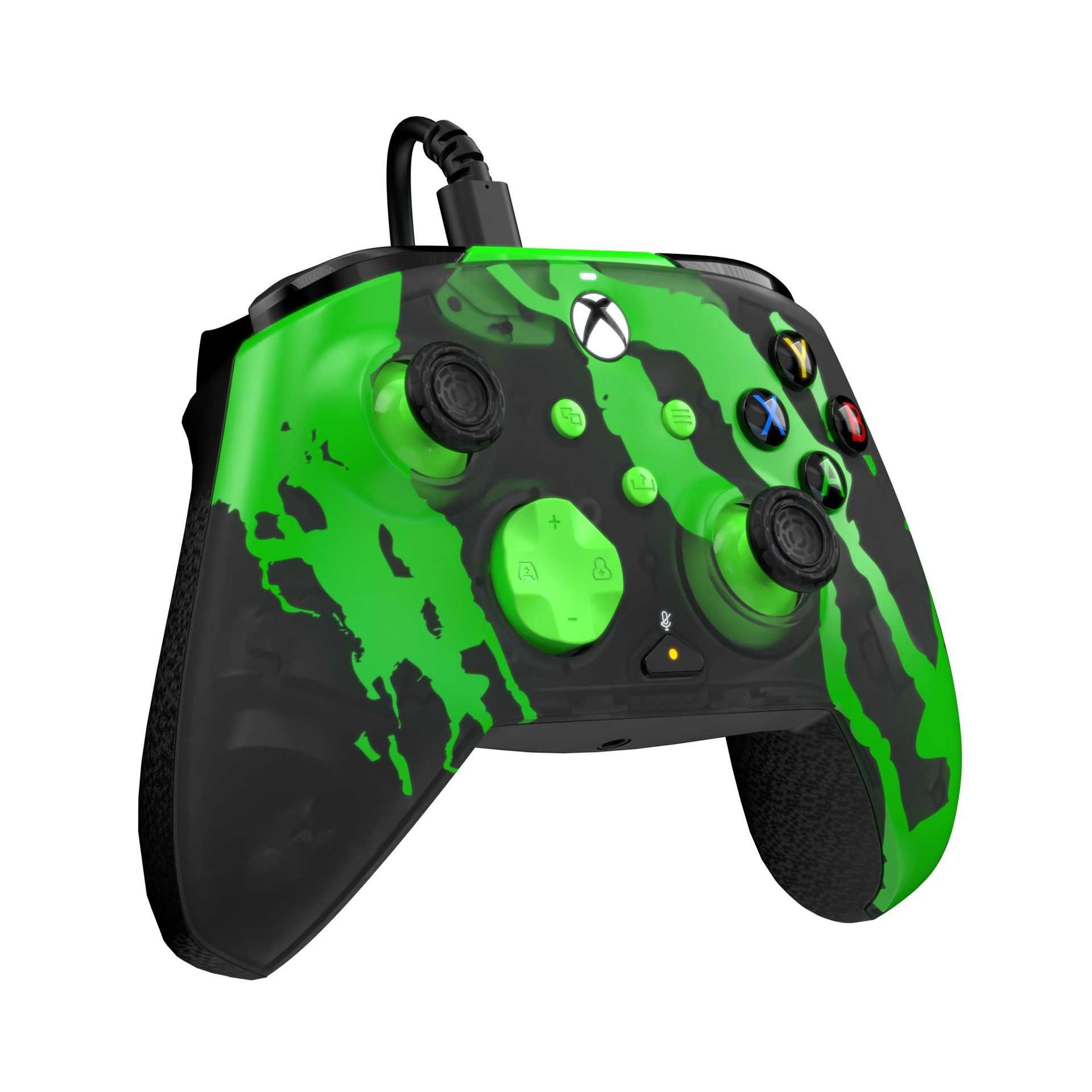 PDP XS Pad przewodowy Rematch Jolt Green Glow in the Dark