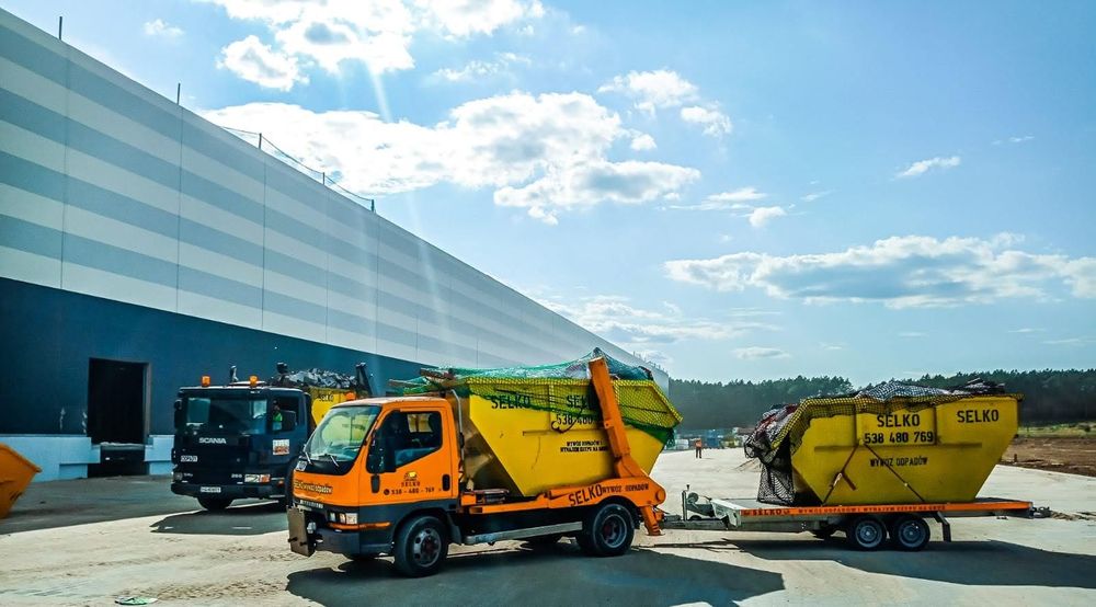 NAJLEPSZA OFERTA Kontenery skip na gruz śmieci wywóz gruzu odpadów Str