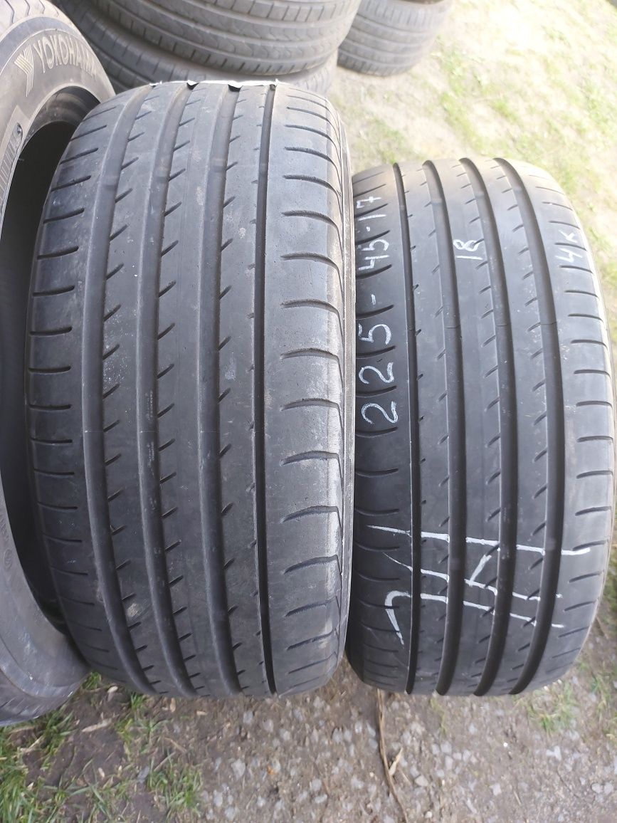 225/45 R17 91W Yokohama комплект 4шт 2018року