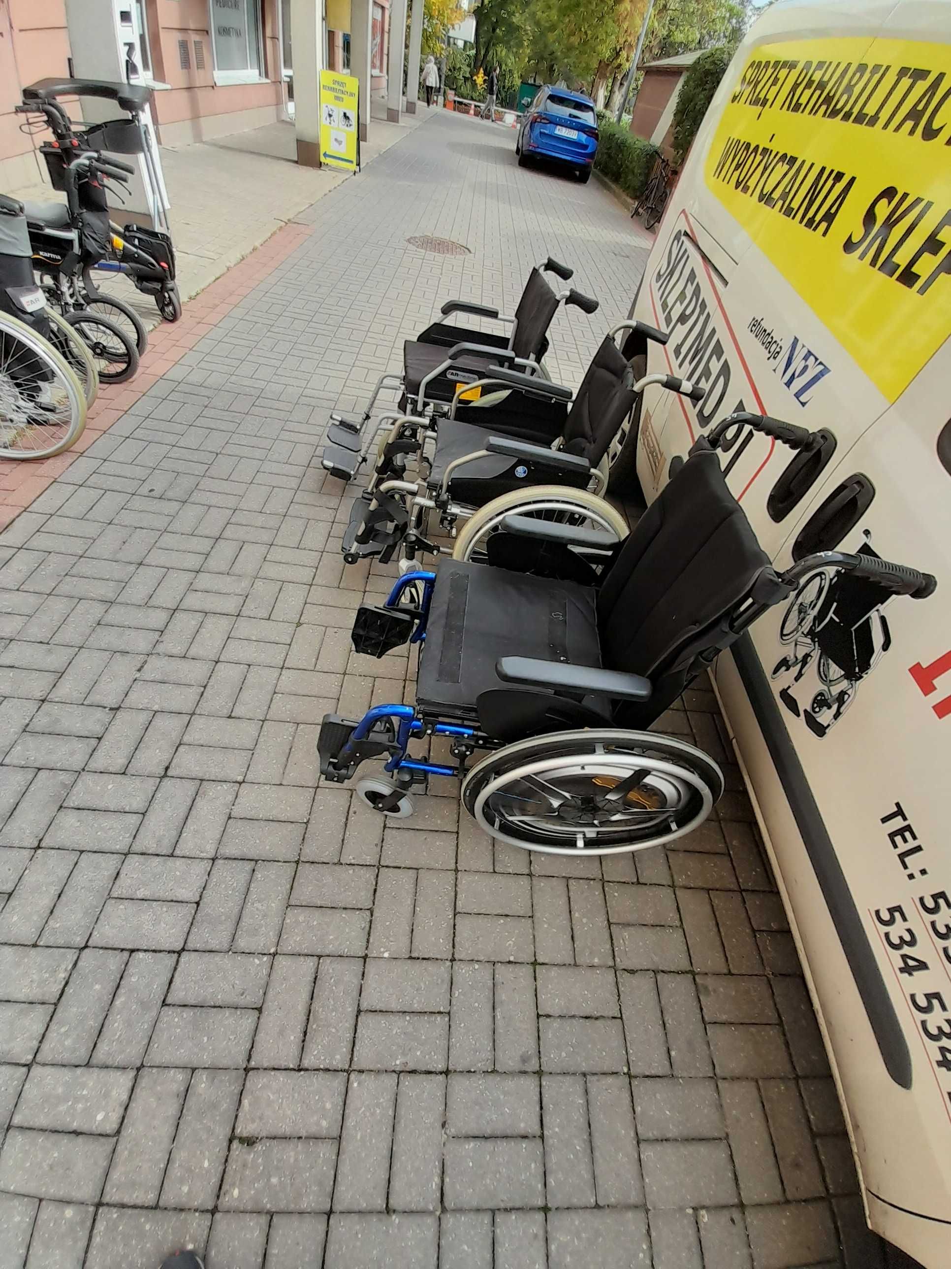 Wózek Inwalidzki Rehabilitacyjny Medyczny WYNAJEM Warszawa od 80 zł/mc