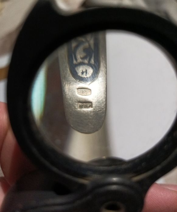 Srebro 875 bransoletka ZSRR w stylu arabskim Hand made silver bracelet