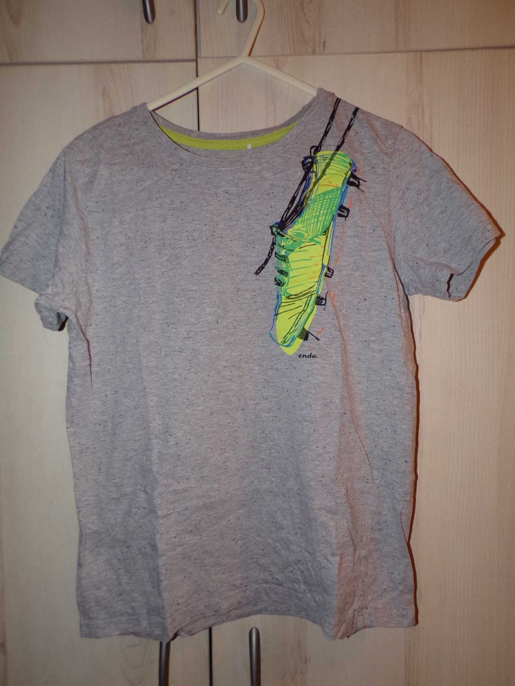 Kolorowa paka dla chłopaka 152cm T-shirty 8szt.