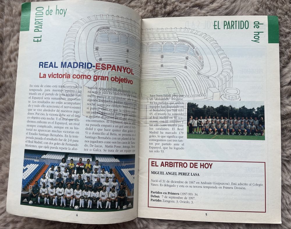 Program Real Madryt z roku 1999