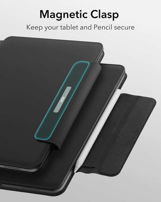 ESR Rebound Magnetic Keyboard iPad Pro 12.9'' etui klawiatura Touchpad