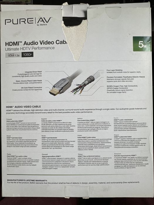 Кабель HDMI 1.3a Belkin 5 m