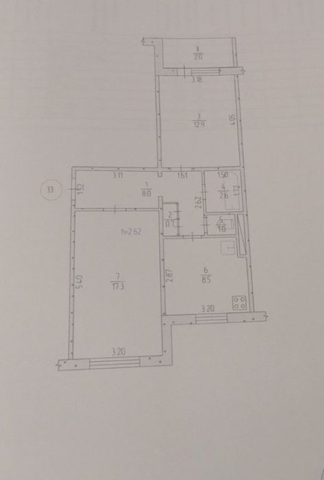 Продається 2 кімнатна квартира село Нива Трудова