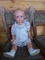 Stara  lalka celuloidowa Marysia z lat 60 tych