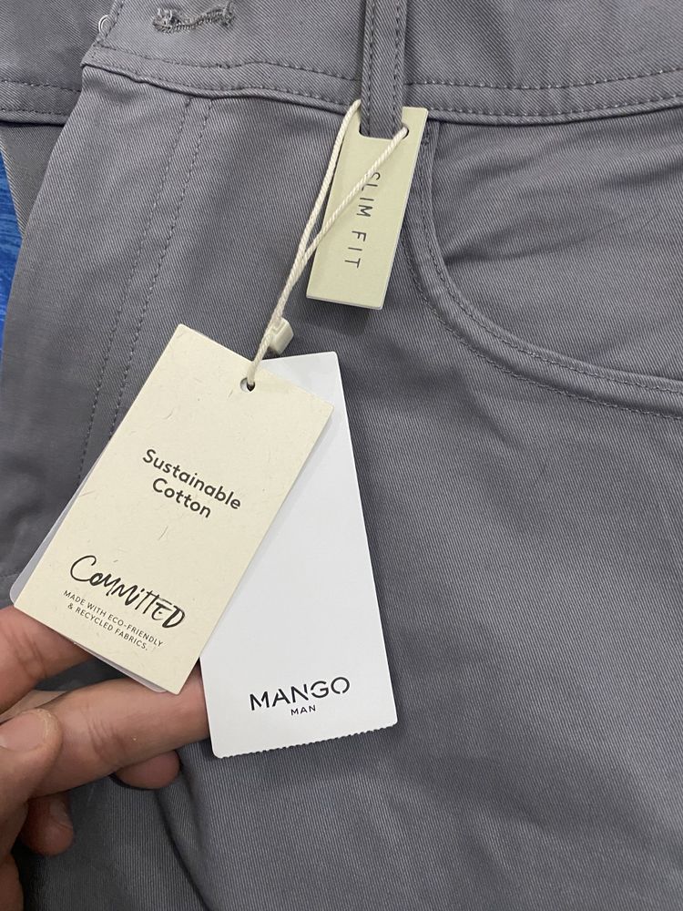 3 calças Mango homem