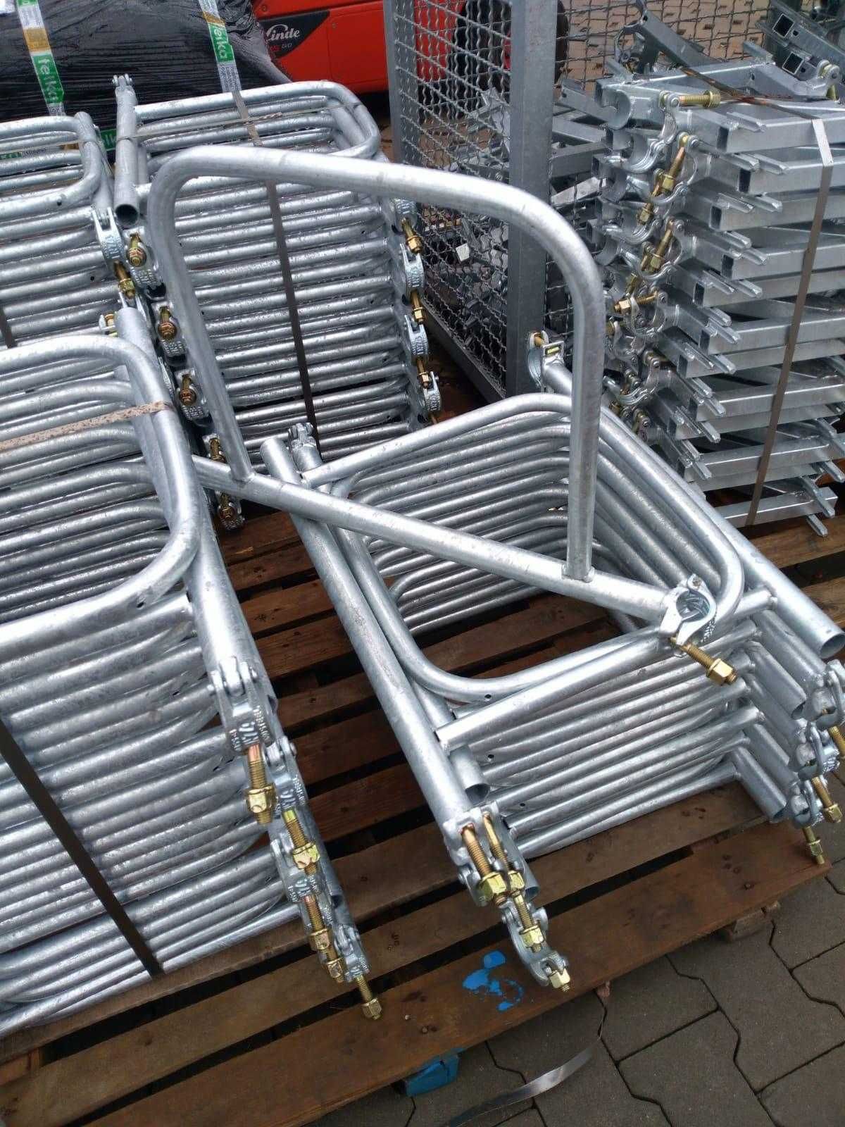 Aluminiowe lekkie rusztowanie Állvány systemowe PLETTAC~101 m2 na piny