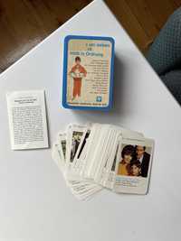 Vintage niemiecka gra karciana w karty po niemiecku