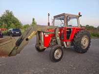 Massey ferguson 590 z ładowaczem turem tur