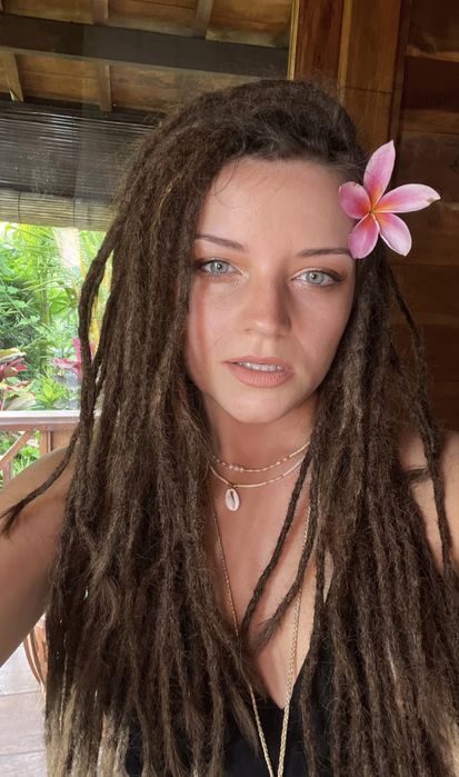 Дреди натуральні крючкові, комплект