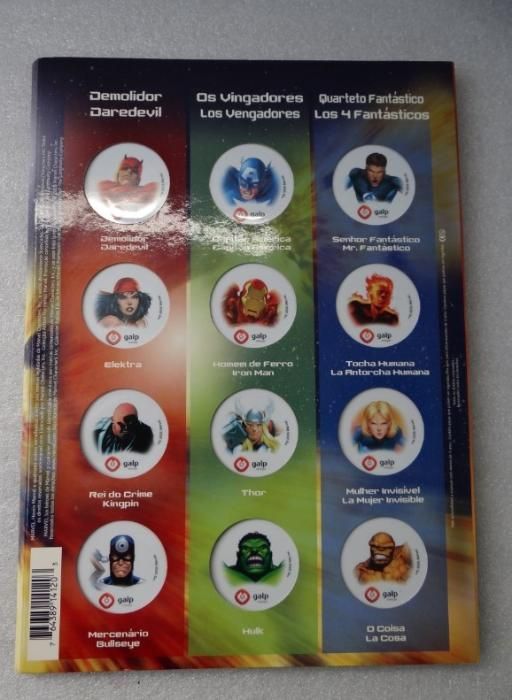 Caderneta Heróis da Marvel (COMPLETA)