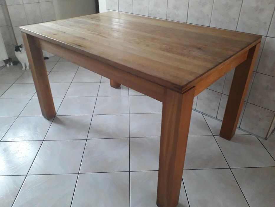 Stół rozkładany dębowy masyw