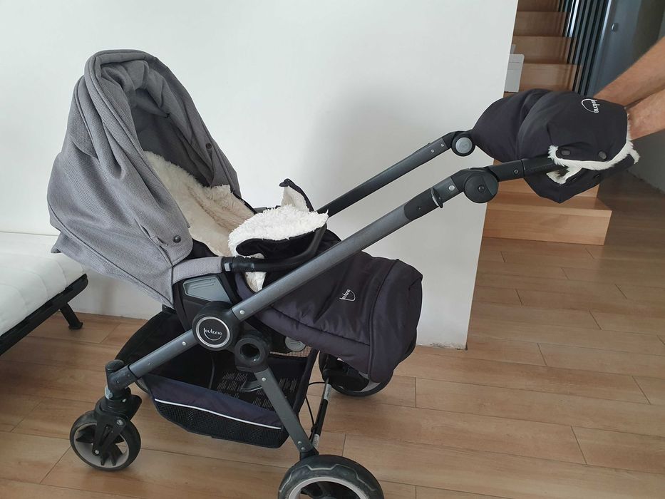 Wózek spacerowy Teutonia Bliss + gondolka + fotelik