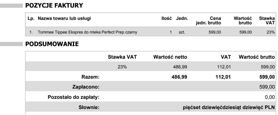 Tommee Tippee Ekspres do mleka Perfect Prep czarny