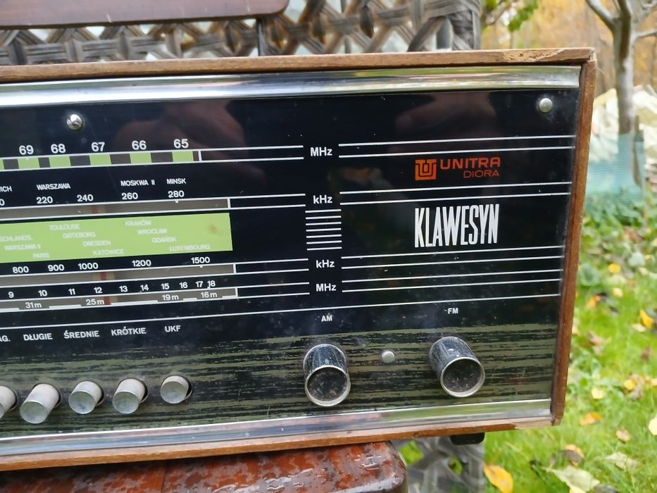 Radioodbiornik Unitra Diora DML-306 Klawesyn, lata 70"