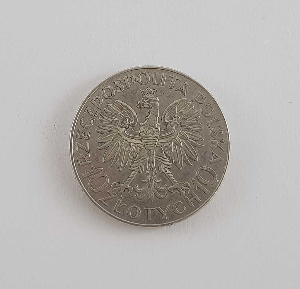 Moneta II RP - 10 Złotych 1933 rok - Romuald Traugutt - stan 1-