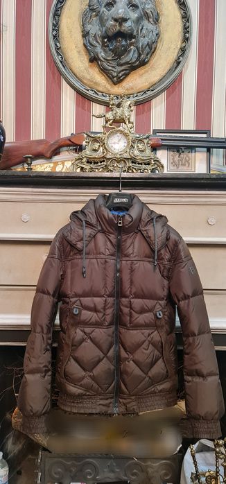 Пуховик Boss, пух серой утки