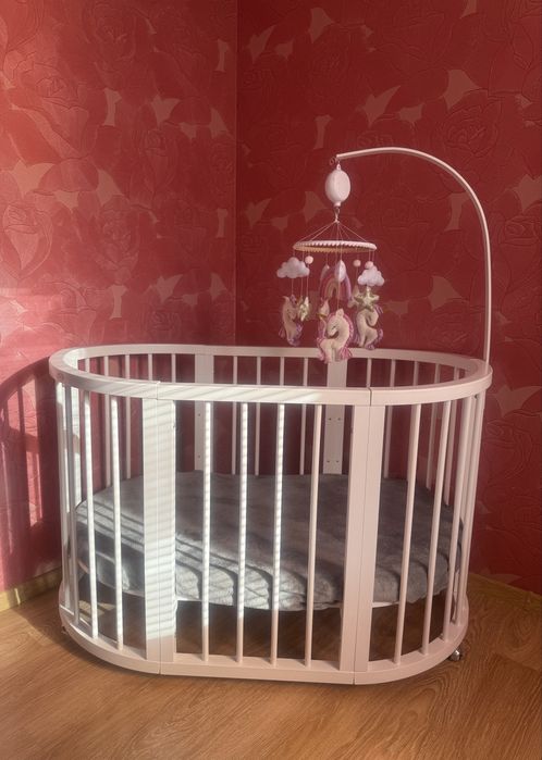 Дитяче ліжечко 8в1 70х70 та 120х70