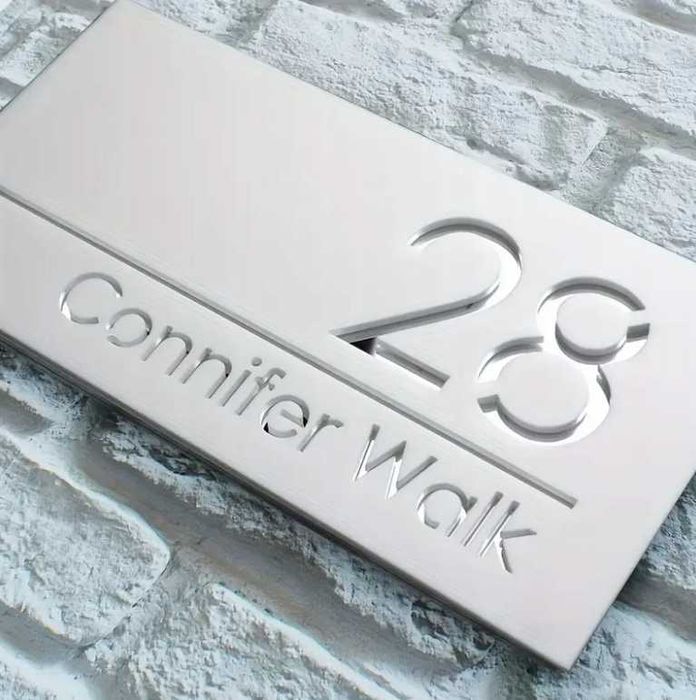 Tabliczka Adresowa Na Adres Posesji Dom Mieszkanie Zewnętrzna 29x59cm