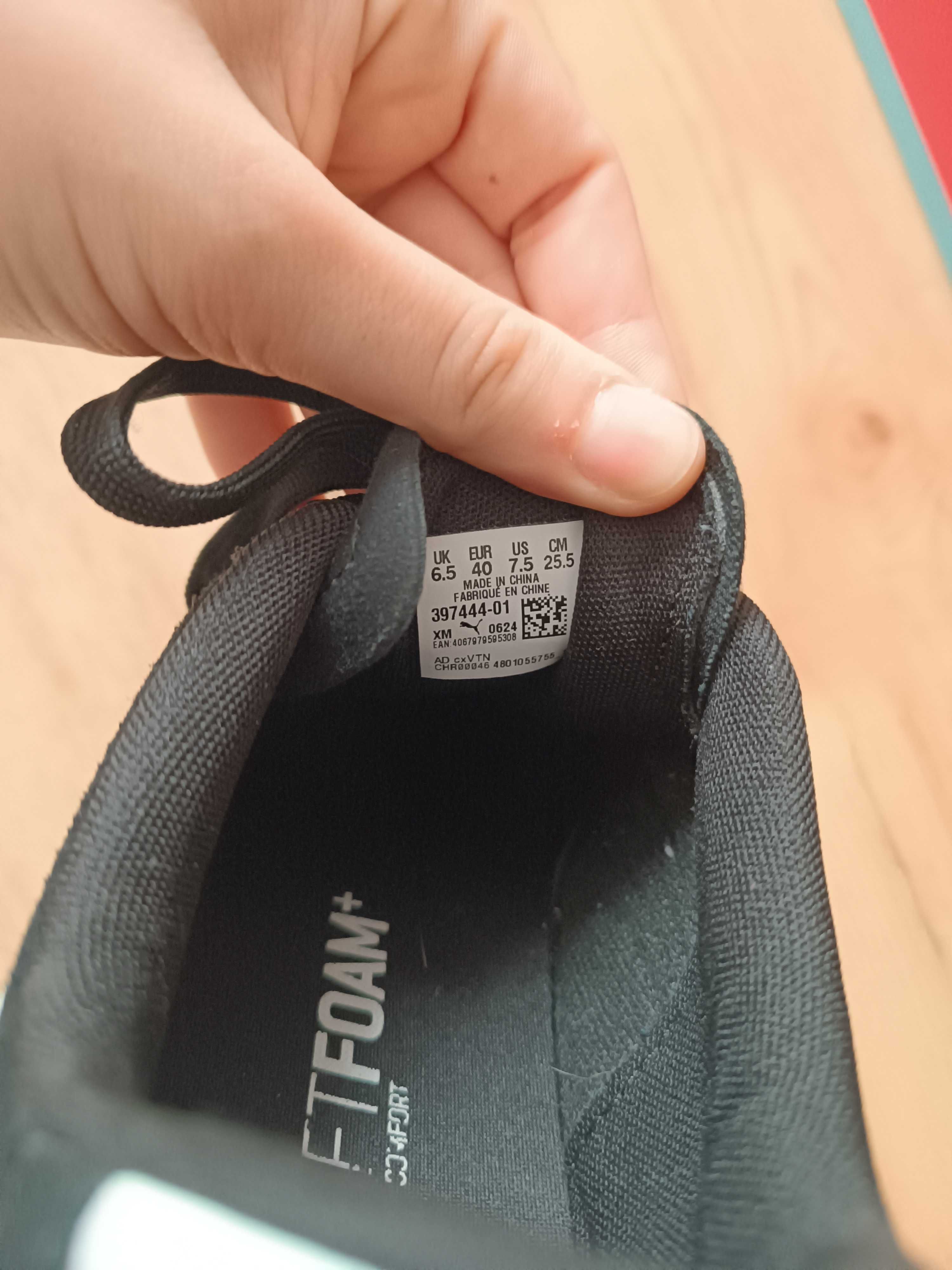 Czarne buty Puma club II damskie jak nowe