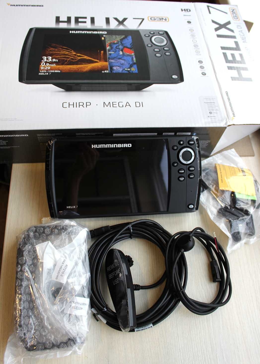 Ехолот Картплотер Humminbird Helix 7 CHIRP MEGA DI GPS G4 (411610-1)