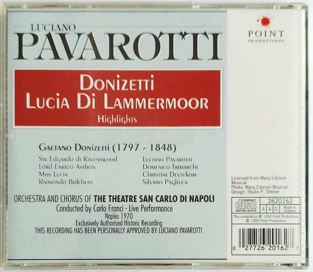 Luciano Pavarotti Highlighits 1990r