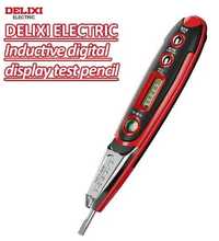 DELIXI długopis testowy elektryczny inteligentny indukcyjny wyświetlac