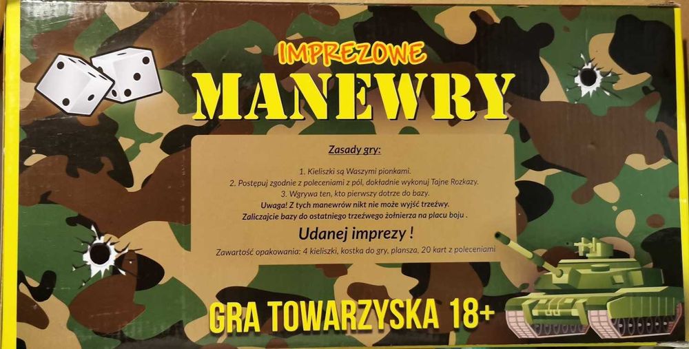Gra towarzyska dla dorosłych - Imprezowe manewry