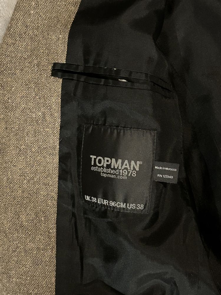 Піджак фірми Topman, чоловічий, твідовий, розмір S