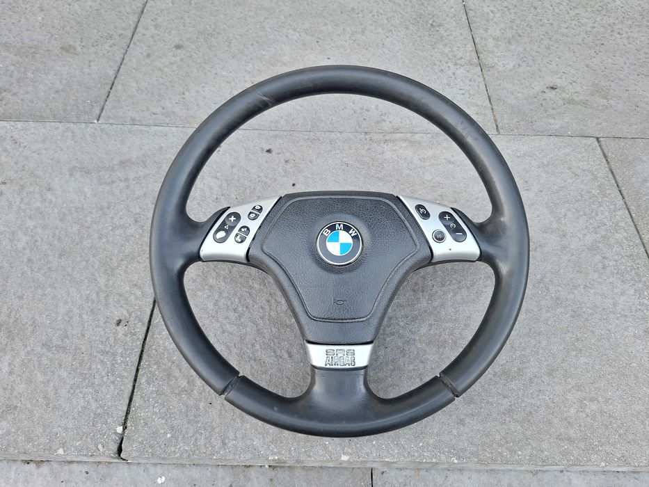 Kierownica trójramienna sportowa multifunkcja BMW e46 e39 do obszycia