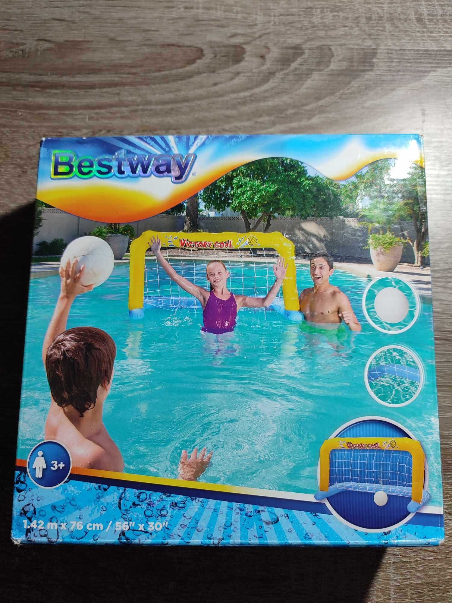 Bestway Zestaw Do Piłki Wodnej Dmuchana Bramka Waterball Pompowany