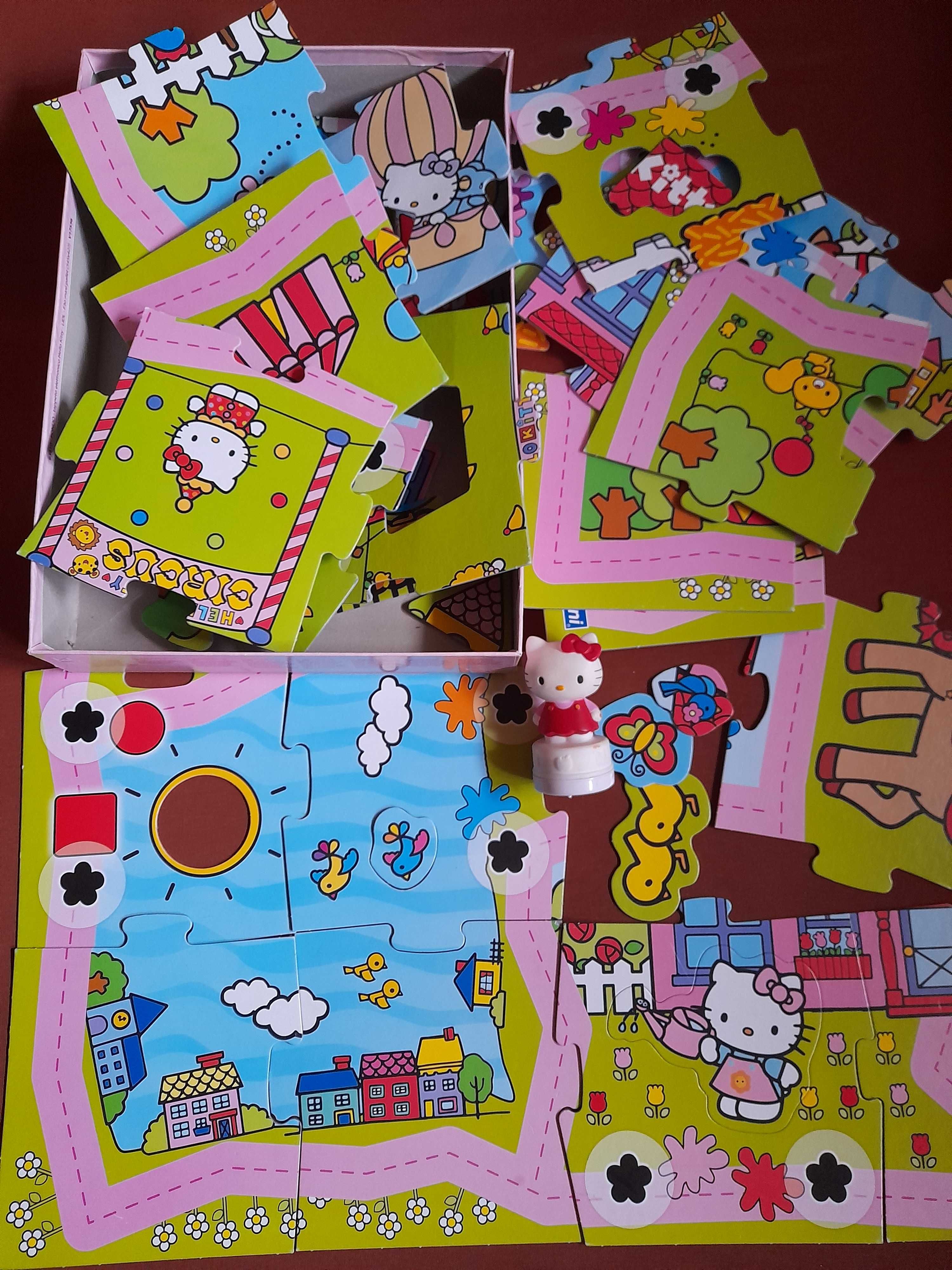 Puzzle Mega Interactive Hello Kitty Duży rozmiar 67,5cmx98cm!