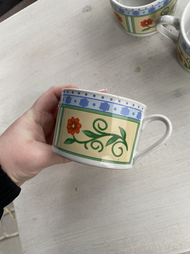 Zestaw porcelanowych filiżanek Made for Geber