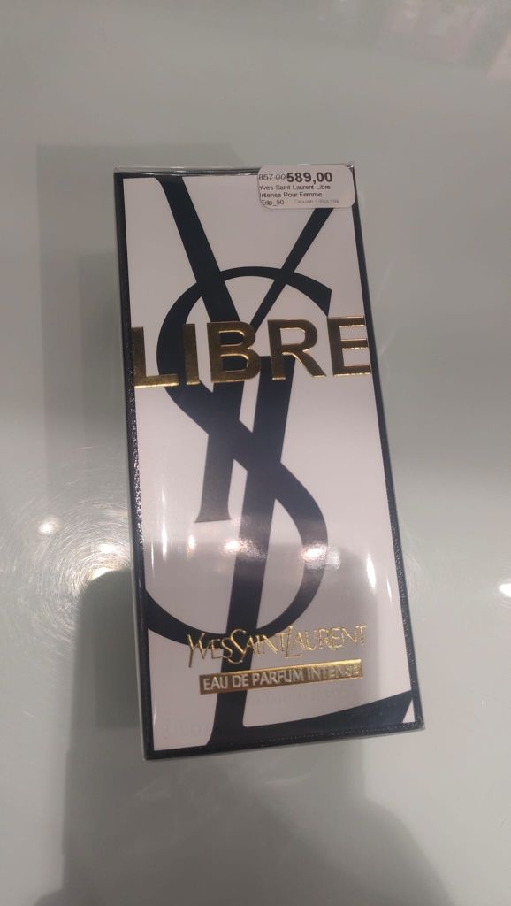 Libre Intense marki Yves Saint Laurent 90ml. Nowy w folii