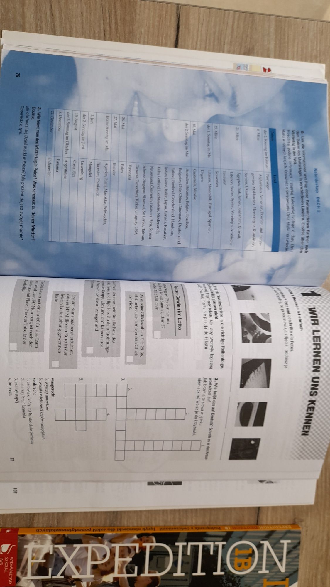 Expedition Deutsch 1A i 1B podręcznik z ćwiczeniami do niemieckiego