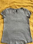 T -shirt Cropp koszulka szara r. S -Drama